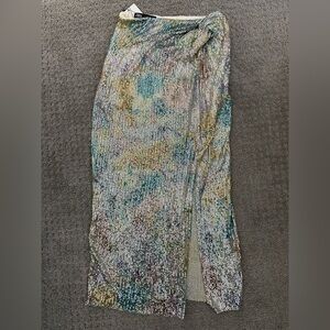 Zara Multicolor Sequin Skirt Small